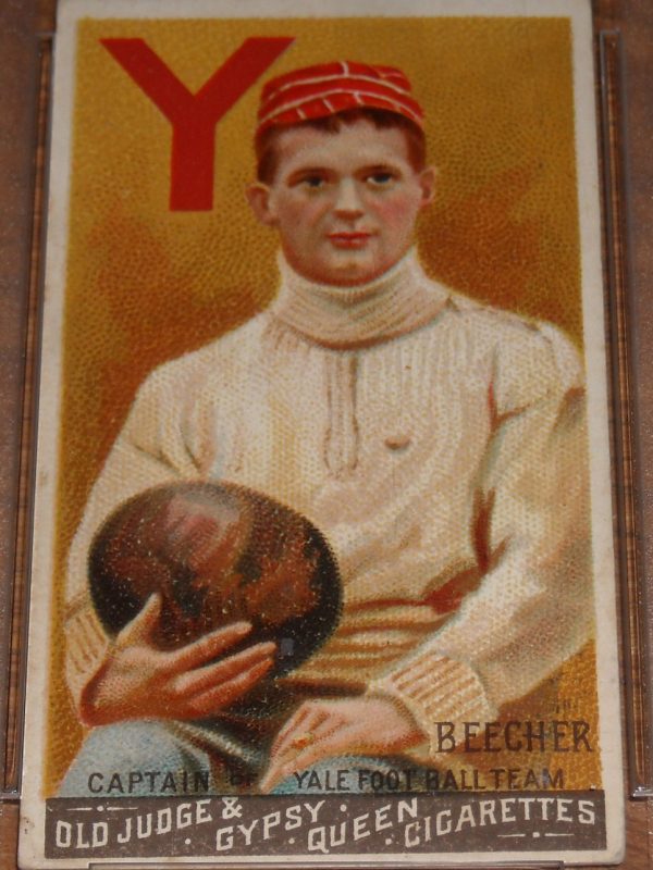 antique-1888-Yale-Football-Card